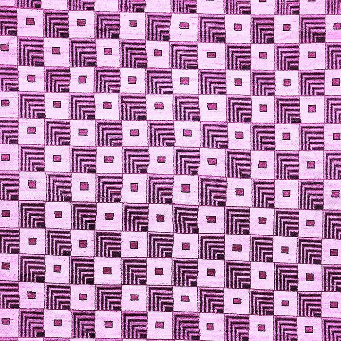 Machine Washable Checkered Purple Modern Area Rugs, wshabs334pur