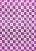 Checkered Purple Modern Rug, abs334pur