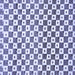 Square Checkered Blue Modern Rug, abs334blu