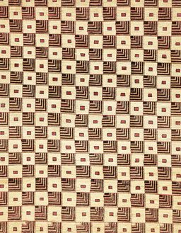 Abstract Sun Yellow Checkered Rug, abs334