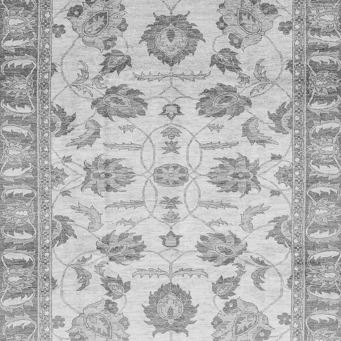 Machine Washable Oriental Gray Traditional Rug, wshabs3350gry