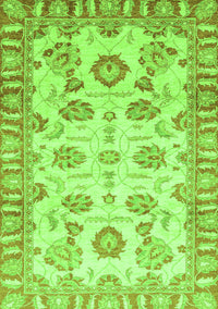 Oriental Green Traditional Rug, abs3350grn