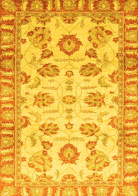 Oriental Yellow Traditional Rug, abs3350yw