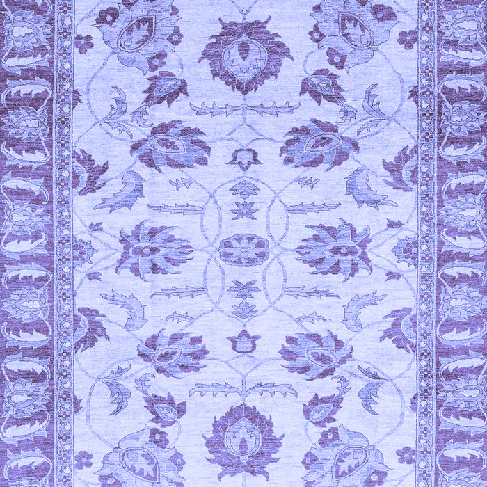 Machine Washable Oriental Blue Traditional Rug, wshabs3350blu