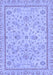 Machine Washable Oriental Blue Traditional Rug, wshabs3351blu