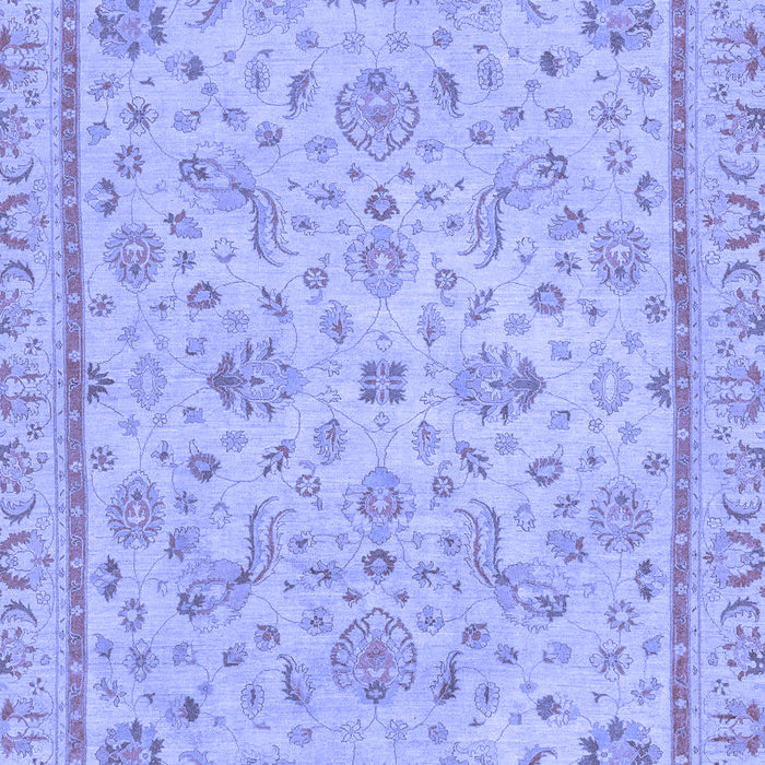 Machine Washable Oriental Blue Traditional Rug, wshabs3351blu