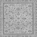 Square Machine Washable Oriental Gray Traditional Rug, wshabs3351gry