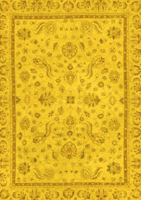 Oriental Yellow Traditional Rug, abs3351yw