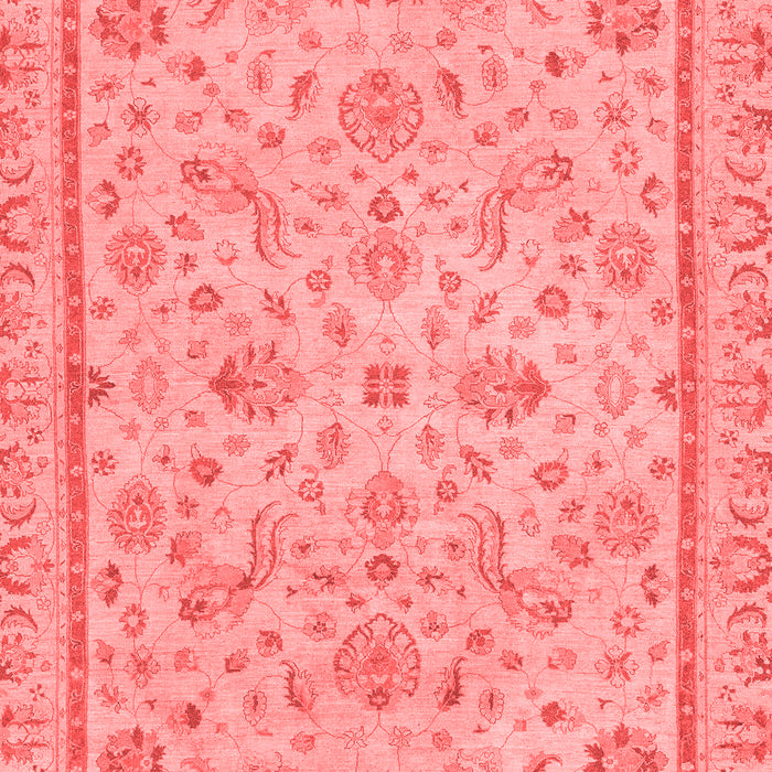 Machine Washable Oriental Red Traditional Rug, wshabs3351red