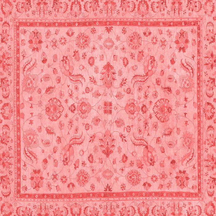 Machine Washable Oriental Red Traditional Rug, wshabs3351red