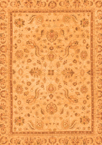 Oriental Orange Traditional Rug, abs3351org