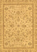 Machine Washable Oriental Brown Traditional Rug, wshabs3351brn