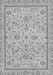 Machine Washable Oriental Gray Traditional Rug, wshabs3351gry