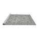 Sideview of Machine Washable Oriental Gray Traditional Rug, wshabs3351gry