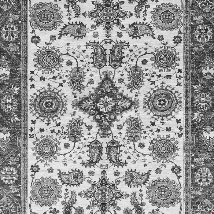 Machine Washable Abstract Gray Modern Rug, wshabs3352gry