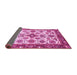 Sideview of Abstract Pink Modern Rug, abs3352pnk