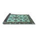 Sideview of Abstract Light Blue Modern Rug, abs3352lblu