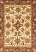 Abstract Brown Modern Rug, abs3352brn