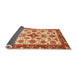 Sideview of Abstract Orange Modern Rug, abs3352org