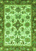 Abstract Green Modern Rug, abs3352grn