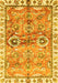 Machine Washable Oriental Yellow Traditional Rug, wshabs3353yw