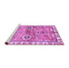 Sideview of Machine Washable Oriental Purple Traditional Area Rugs, wshabs3353pur