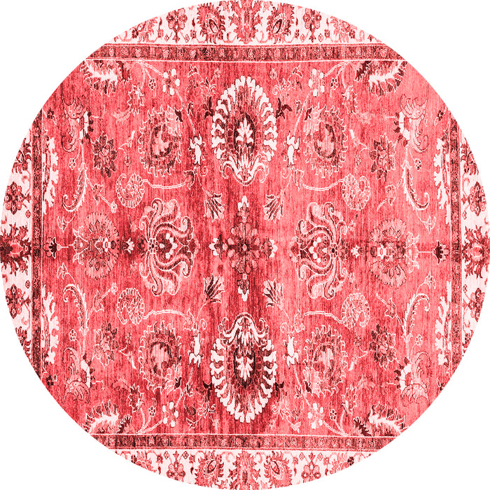 Machine Washable Oriental Red Traditional Rug, wshabs3353red