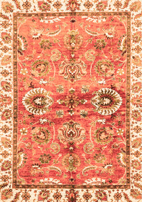 Oriental Orange Traditional Rug, abs3353org