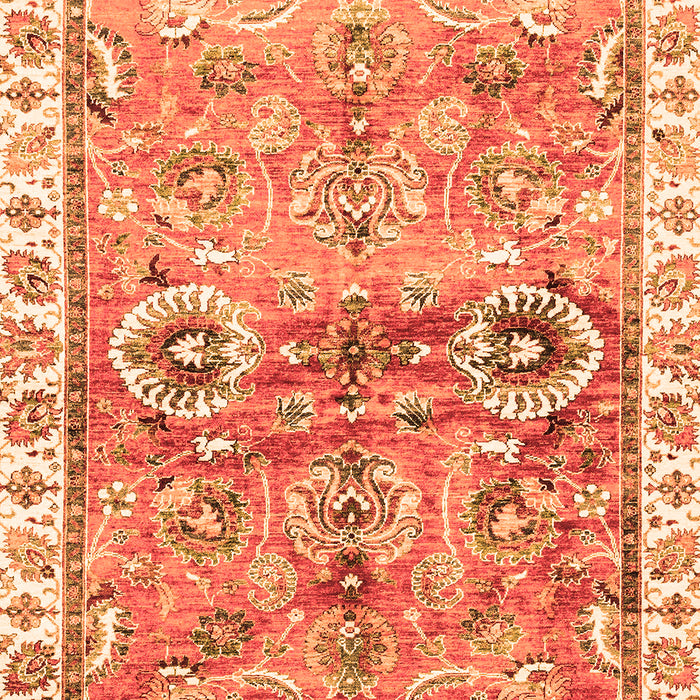 Oriental Orange Traditional Rug, abs3353org