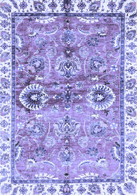 Oriental Blue Traditional Rug, abs3353blu