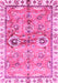 Machine Washable Oriental Pink Traditional Rug, wshabs3353pnk