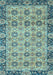 Machine Washable Abstract Light Blue Modern Rug, wshabs3354lblu