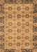 Machine Washable Abstract Brown Modern Rug, wshabs3354brn