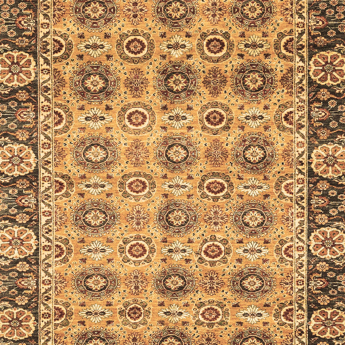 Machine Washable Abstract Brown Modern Rug, wshabs3354brn