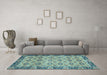 Machine Washable Abstract Light Blue Modern Rug in a Living Room, wshabs3354lblu