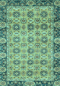 Abstract Turquoise Modern Rug, abs3354turq