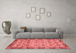 Modern Red Washable Rugs