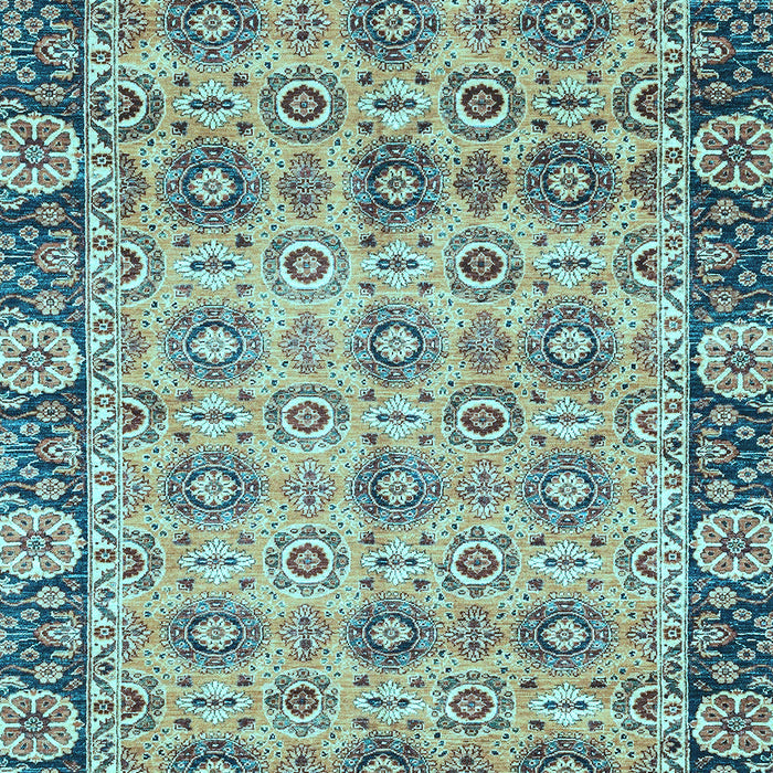 Abstract Light Blue Modern Rug, abs3354lblu