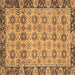 Square Machine Washable Abstract Brown Modern Rug, wshabs3354brn