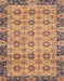 Machine Washable Abstract Chestnut Brown Rug, wshabs3354