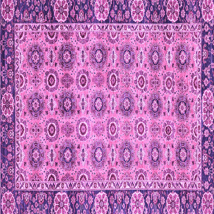 Square Abstract Purple Modern Rug, abs3354pur