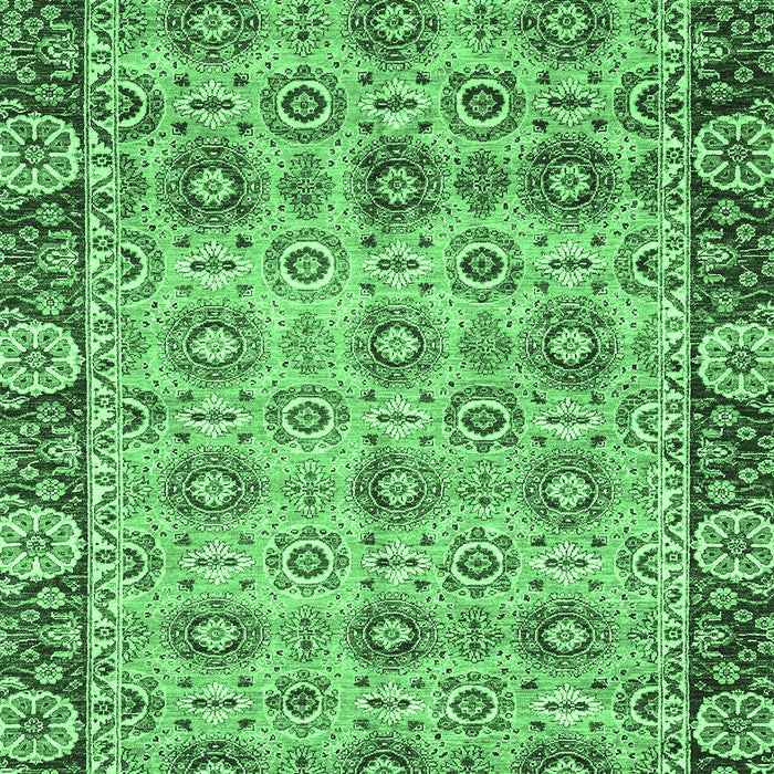 Machine Washable Abstract Emerald Green Modern Area Rugs, wshabs3354emgrn