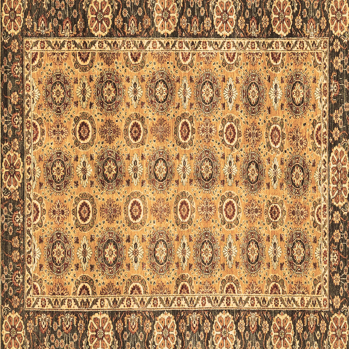 Square Abstract Brown Modern Rug, abs3354brn