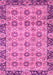 Machine Washable Abstract Pink Modern Rug, wshabs3354pnk