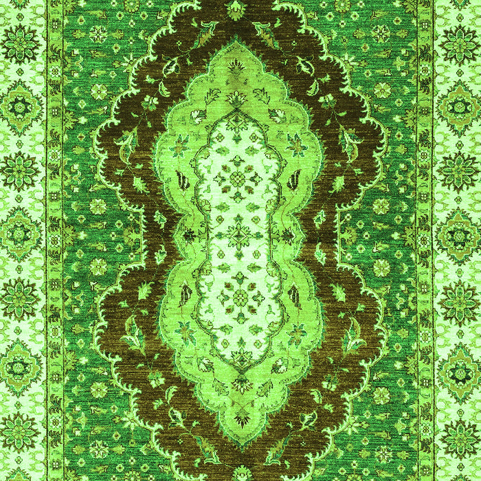 Abstract Green Modern Rug, abs3355grn