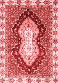 Abstract Red Modern Rug, abs3355red