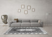 Machine Washable Abstract Gray Modern Rug in a Living Room,, wshabs3355gry