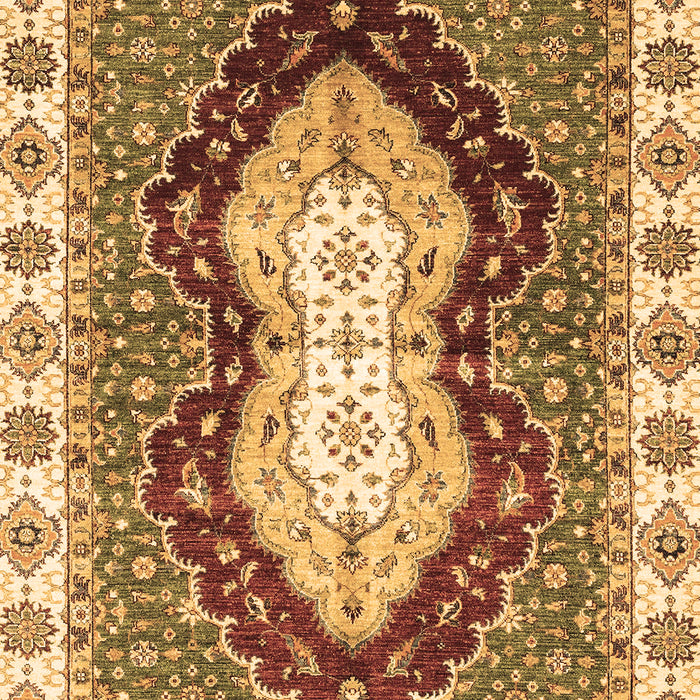 Abstract Brown Modern Rug, abs3355brn