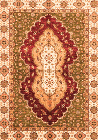 Abstract Orange Modern Rug, abs3355org