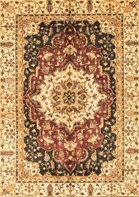 Abstract Brown Modern Rug, abs3356brn